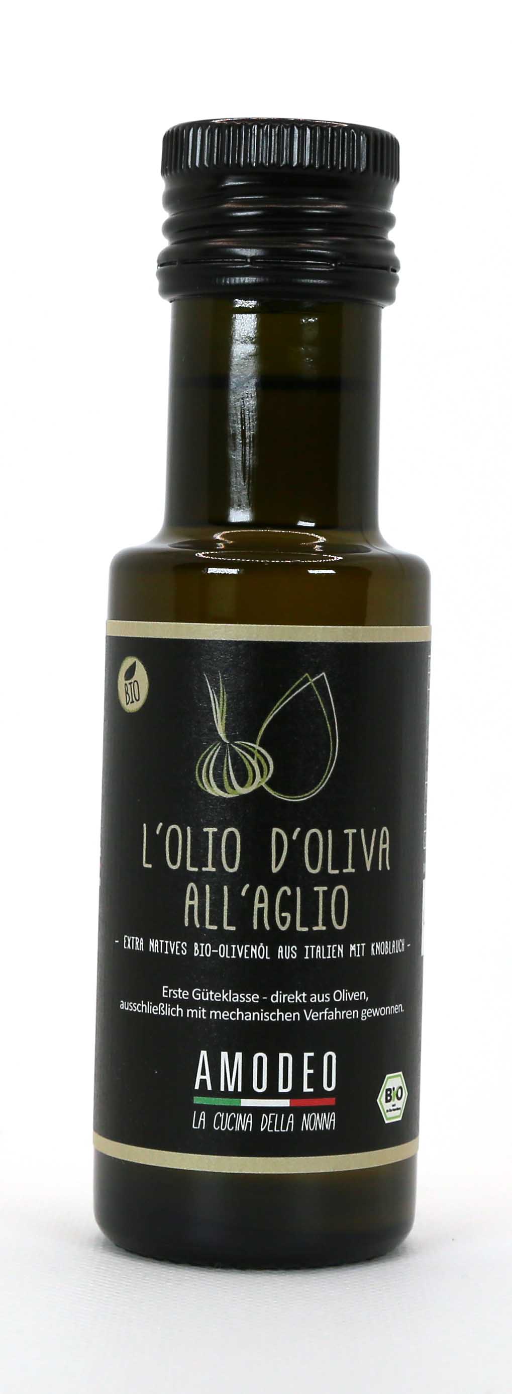 BIO L´OLIO DI OLIVA ALL` AGLIO 100ml