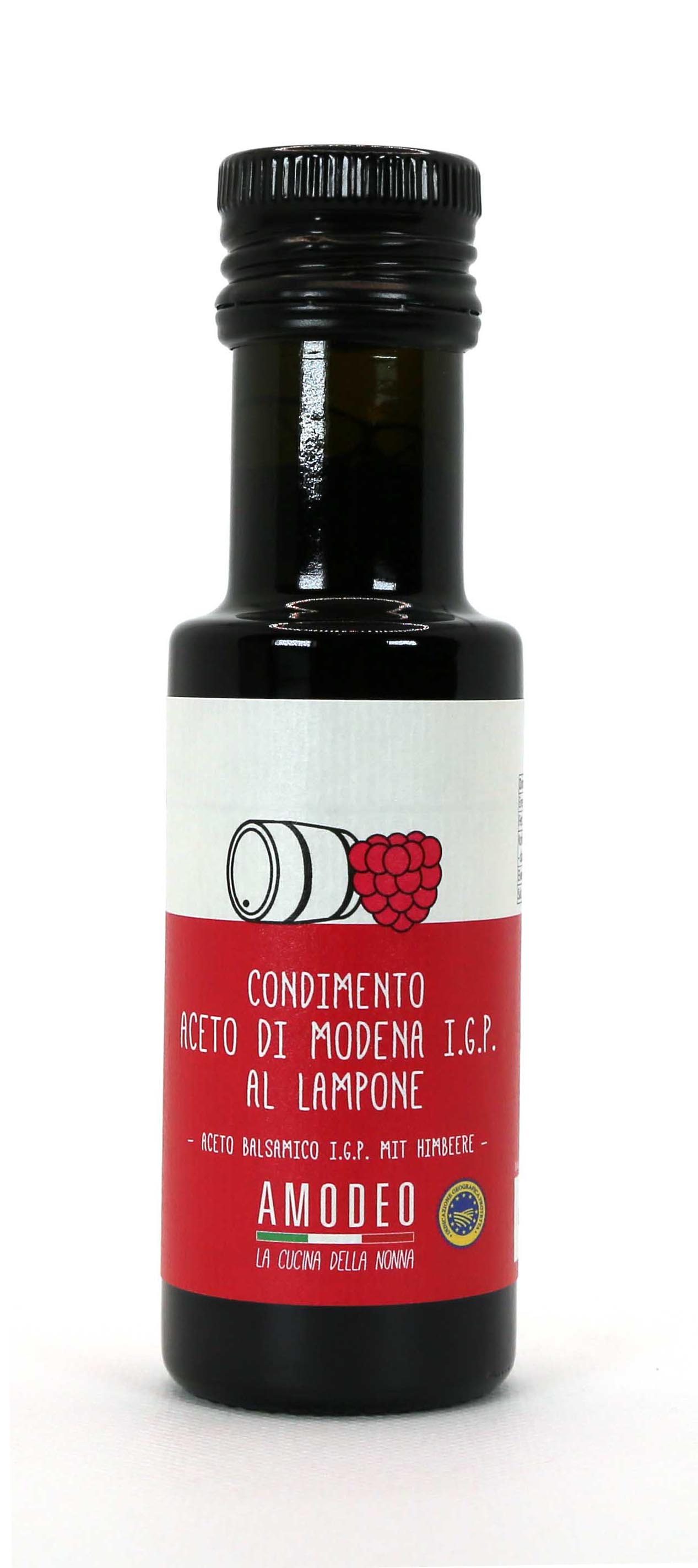 CONDIMENTO ACETO DI MODENA I.G.P. AL LAMPONE 100 ml - Essigwürze mit Himbeeren