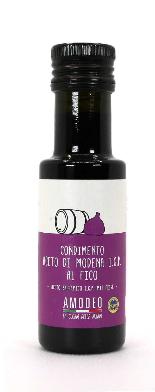 CONDIMENTO ACETO DI MODENA I.G.P. AL FICO 100 ml - Essigwürze mit Feigen