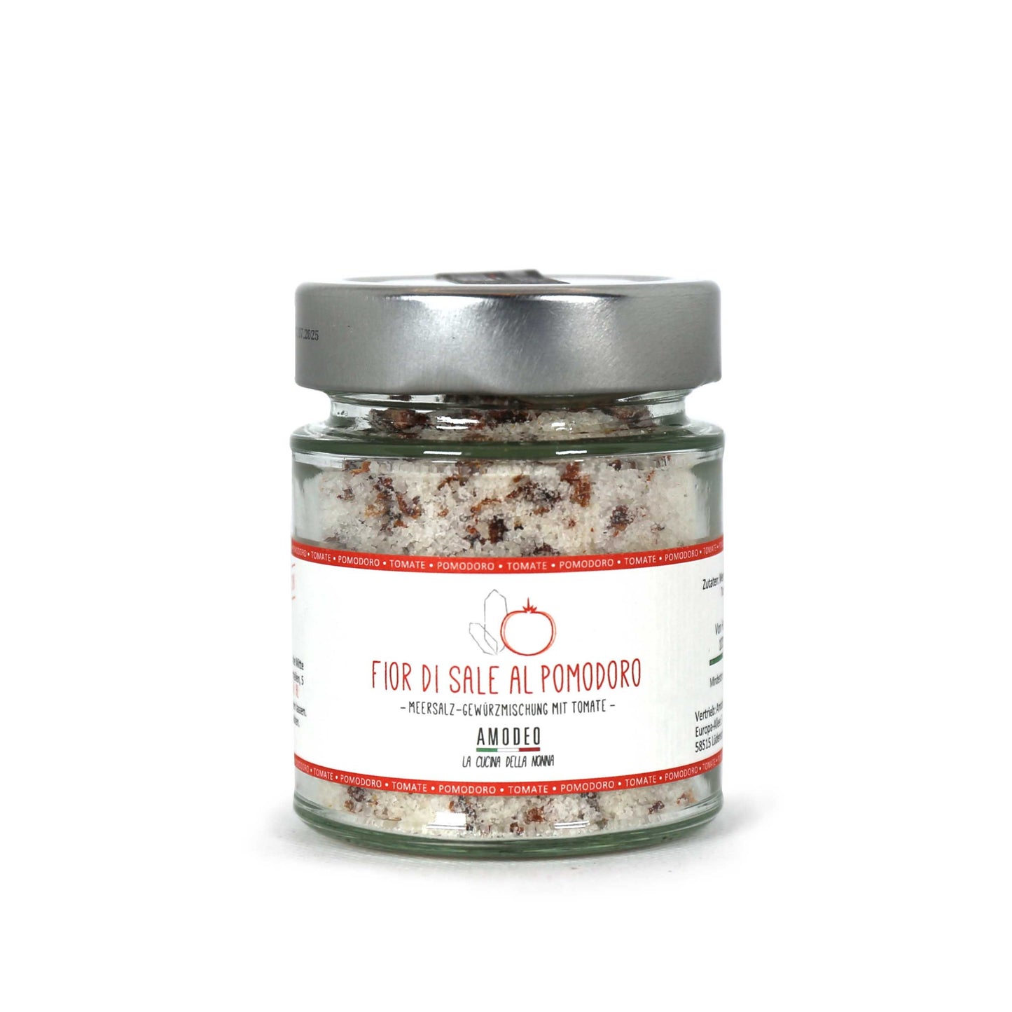 FIOR DI SALE AL POMODORO - Meersalz mit getrockneter Tomate 85g