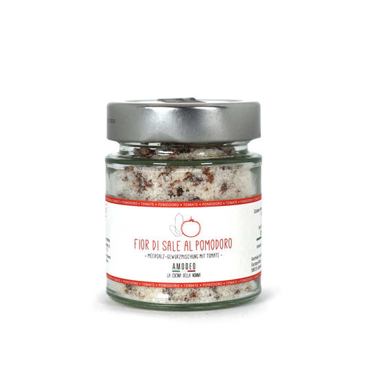 FIOR DI SALE AL POMODORO - Meersalz mit getrockneter Tomate 85g