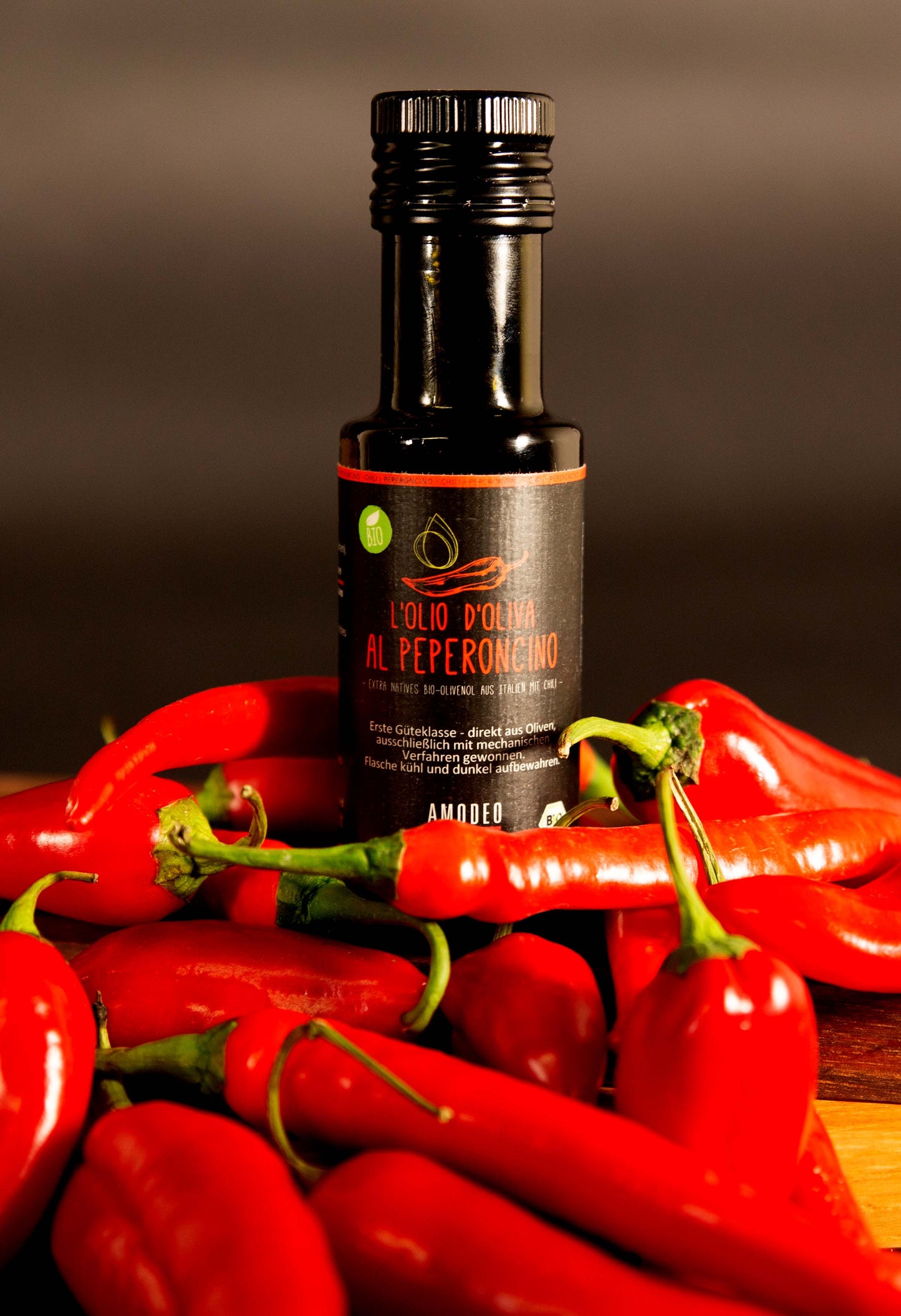 AMODEO BIO L´OLIO DI OLIVA AL PEPERONCINO 100ml